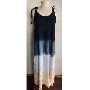 Ombré maxi dress
